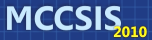 Logo MCCSIS 2010, Multi conference on computer science in Freiburg, Germany