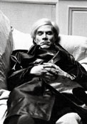 Warhol fotografato da Newton